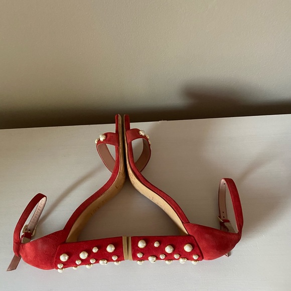 Stuart Weitzman morepearls sandals heels shoes - Picture 3 of 5